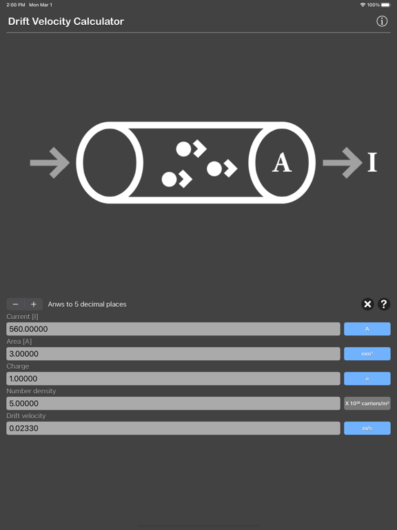 Drift Velocity Calculator screenshot 9