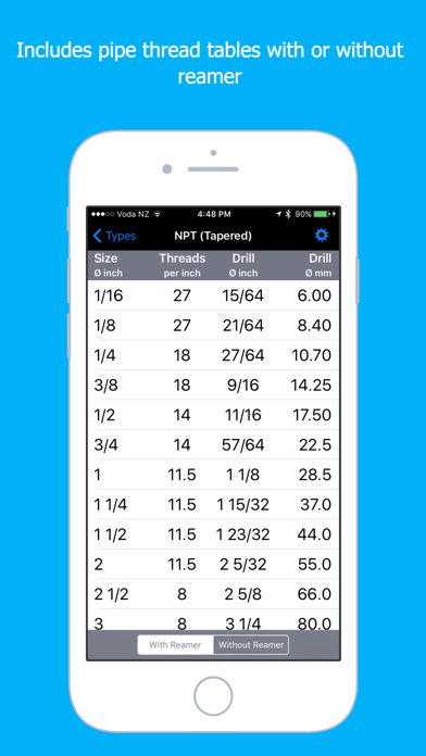 Drill and Tap Tool - Thread Tapping & Through Hole screenshot 2