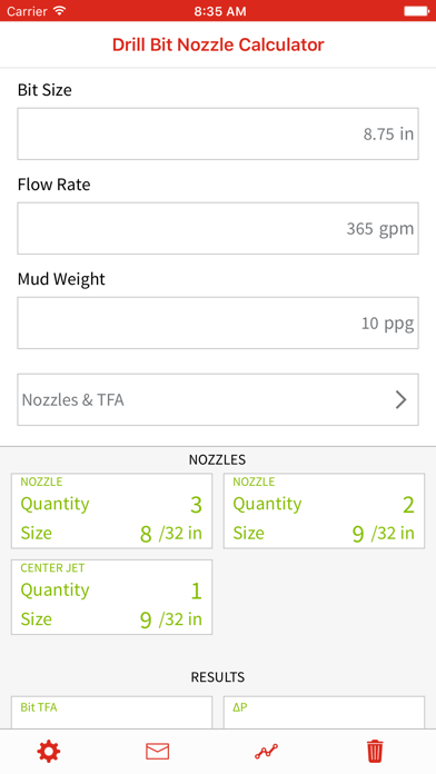 Drill Bit Nozzle Calculator screenshot 5