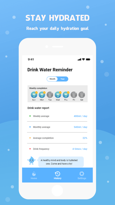 Drink water reminder screenshot 1