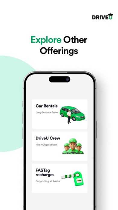 DriveU: Hire Driver for Car screenshot 1