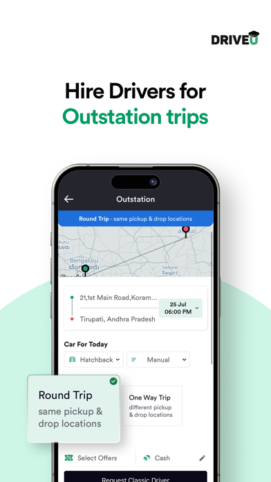 DriveU: Hire Driver for Car screenshot 6