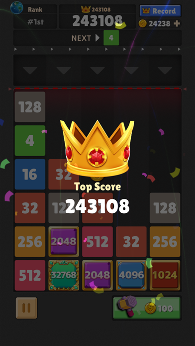Drop The Number : Merge Puzzle screenshot 1