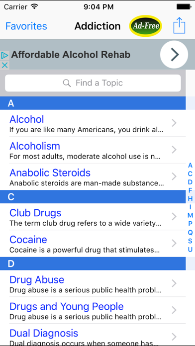 Drug Addiction: Alcoholics & Narcotics Companion screenshot 1
