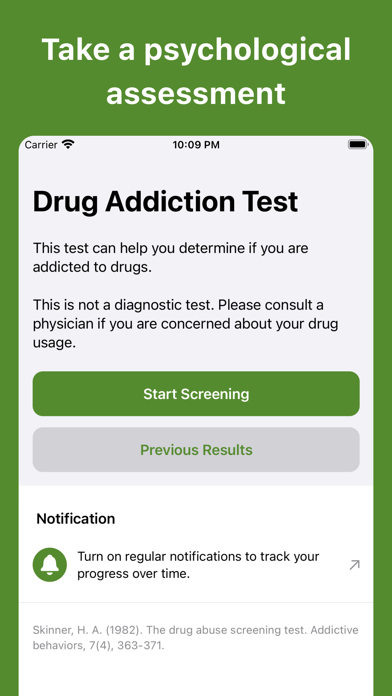 Drug Addiction Test screenshot 3