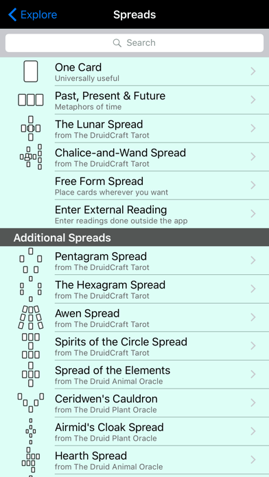 DruidCraft Tarot screenshot 3