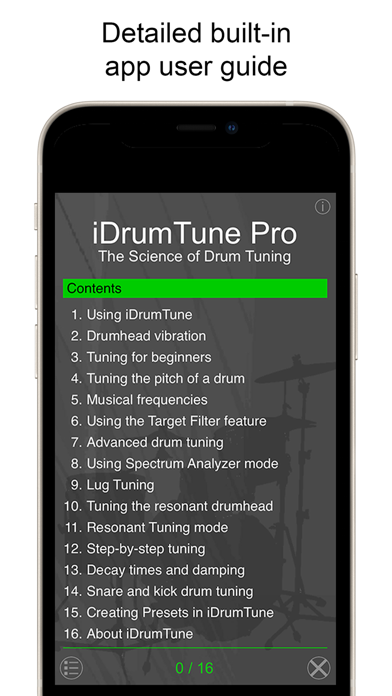 Drum Tuner - iDrumTune Pro screenshot 1