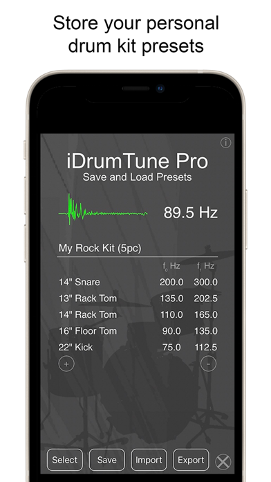 Drum Tuner - iDrumTune Pro screenshot 2