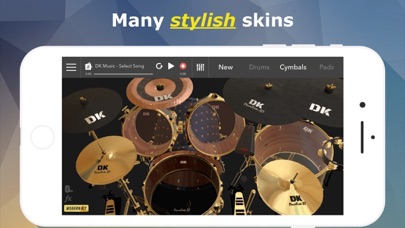 DrumKnee 3D Drums - Drum set screenshot 3