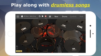 DrumKnee 3D Drums - Drum set screenshot 2