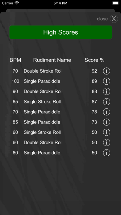 Drummer ITP - Rudiment Trainer screenshot 4