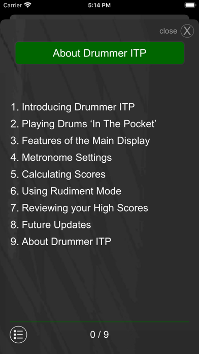 Drummer ITP - Rudiment Trainer screenshot 2