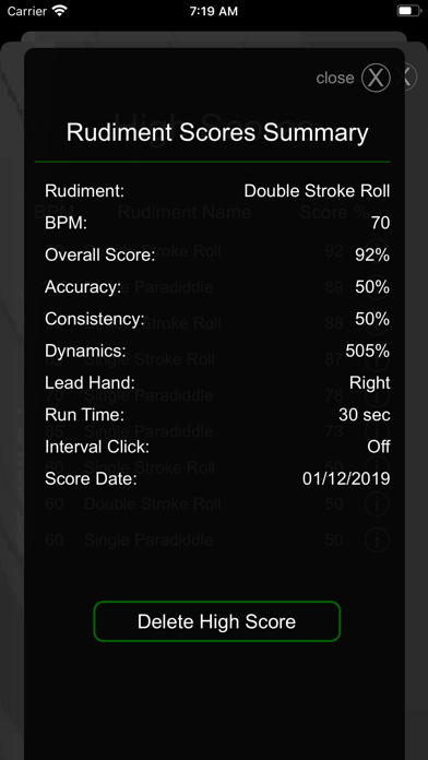 Drummer ITP - Rudiment Trainer screenshot 3