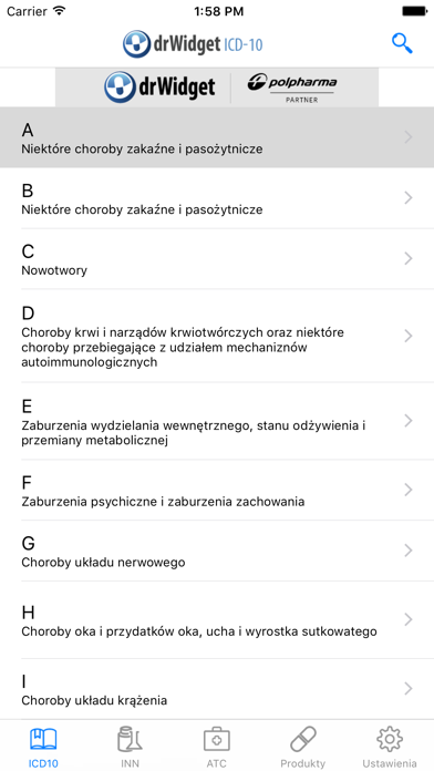DrWidget ICD10 screenshot 3