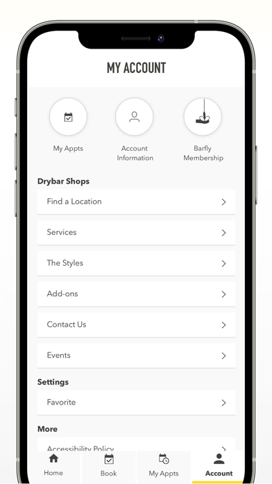 Drybar screenshot 2