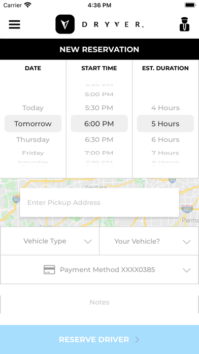 Dryver Personal Hourly Driver screenshot 3