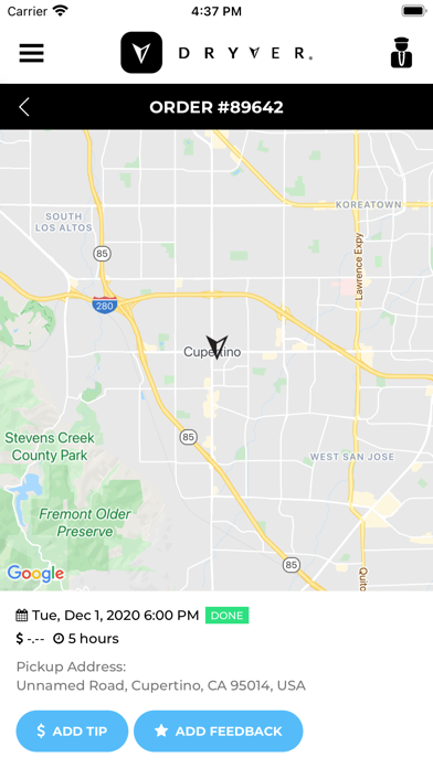 Dryver Personal Hourly Driver screenshot 1