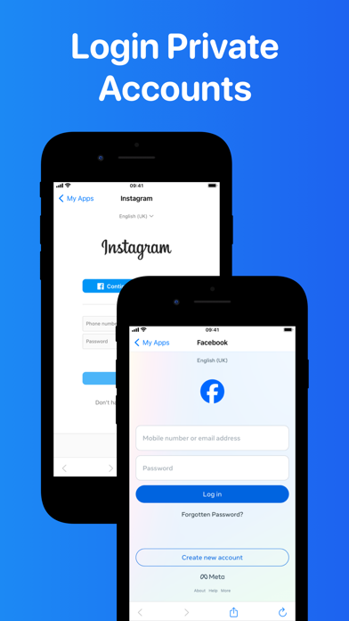 Dual Space: Multiple Accounts. screenshot 2