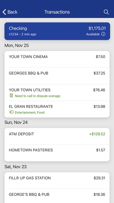 DUFCU Mobile screenshot 1