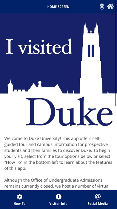 Duke Admissions Tour screenshot 4