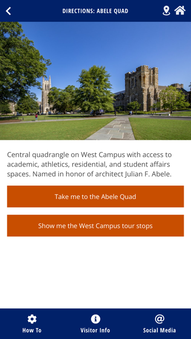 Duke Admissions Tour screenshot 1