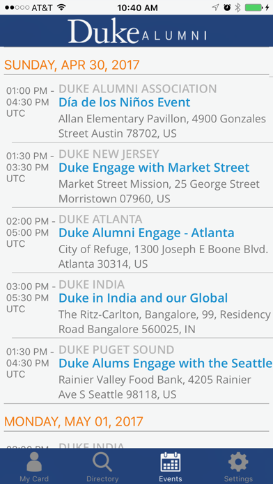 Duke Alumni screenshot 1