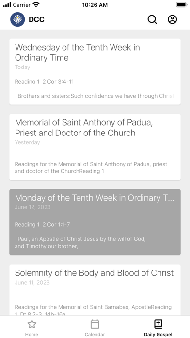 Duke Catholic screenshot 1