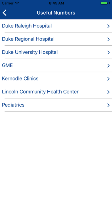 Duke Provider Handbook screenshot 1