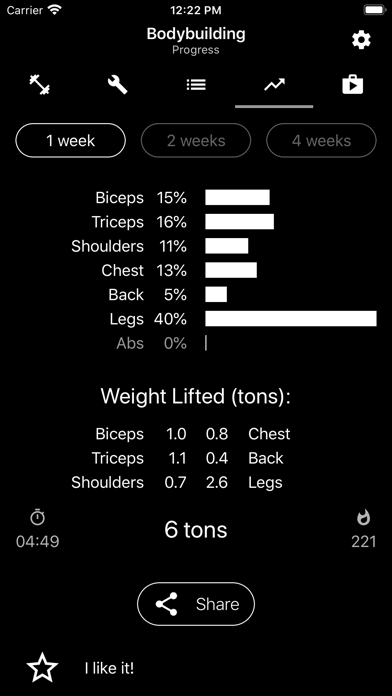 Dumbbell & Barbell Workouts screenshot 4