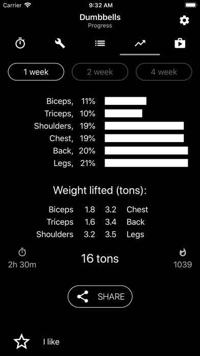Dumbbell Home Workout screenshot 4