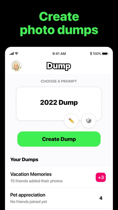 Dump - Share Photo Albums screenshot 2