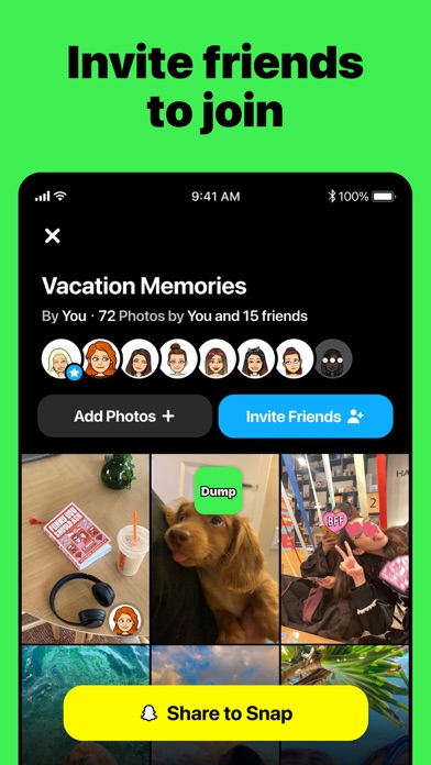 Dump - Share Photo Albums screenshot 1