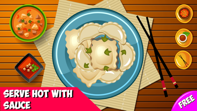Dumpling Cooking Kitchen - Little Girls Chef Game screenshot 2