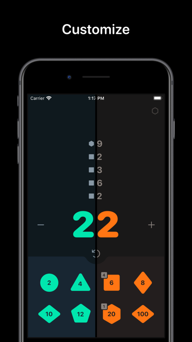 Dungeon Dice - RPG Dice Roller screenshot 2