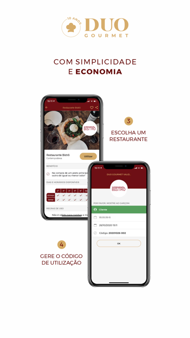 Duo Gourmet: restaurantes screenshot 1