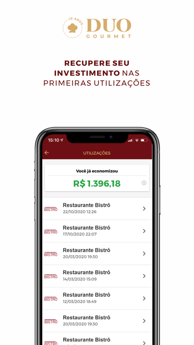 Duo Gourmet: restaurantes screenshot 3