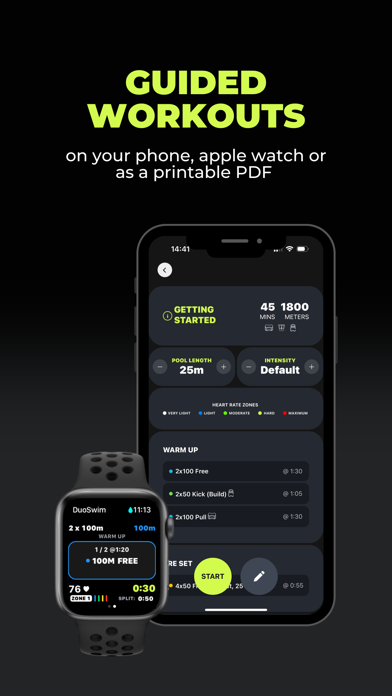 DuoSwim: Swim Workout App screenshot 6