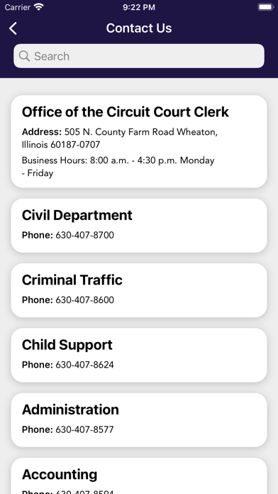 DuPage County Circuit Clerk screenshot 1