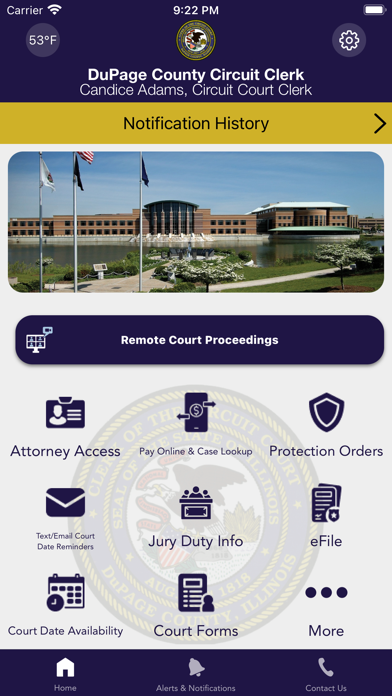 DuPage County Circuit Clerk screenshot 2
