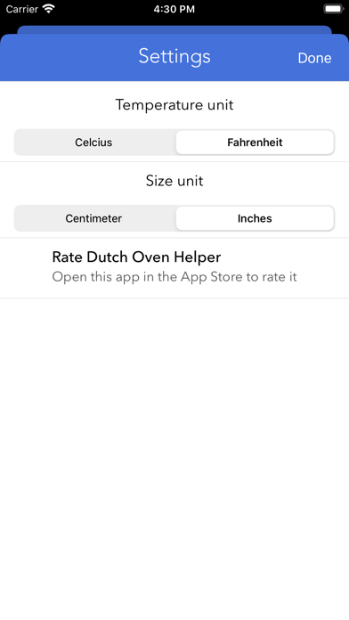 Dutch Oven Helper screenshot 2