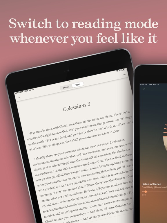 Dwell: Audio Bible screenshot 6
