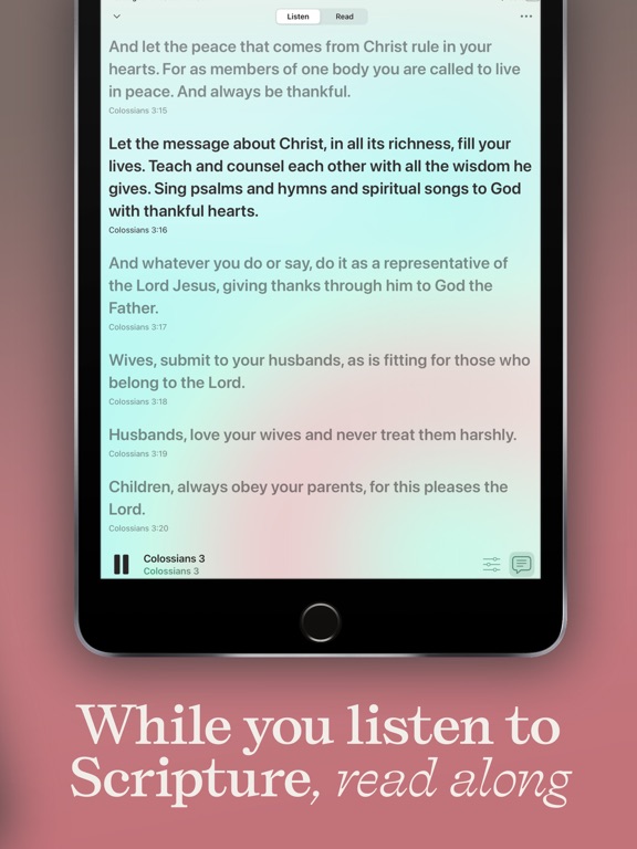Dwell: Audio Bible screenshot 9