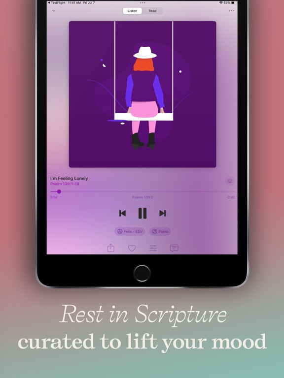 Dwell: Audio Bible screenshot 3