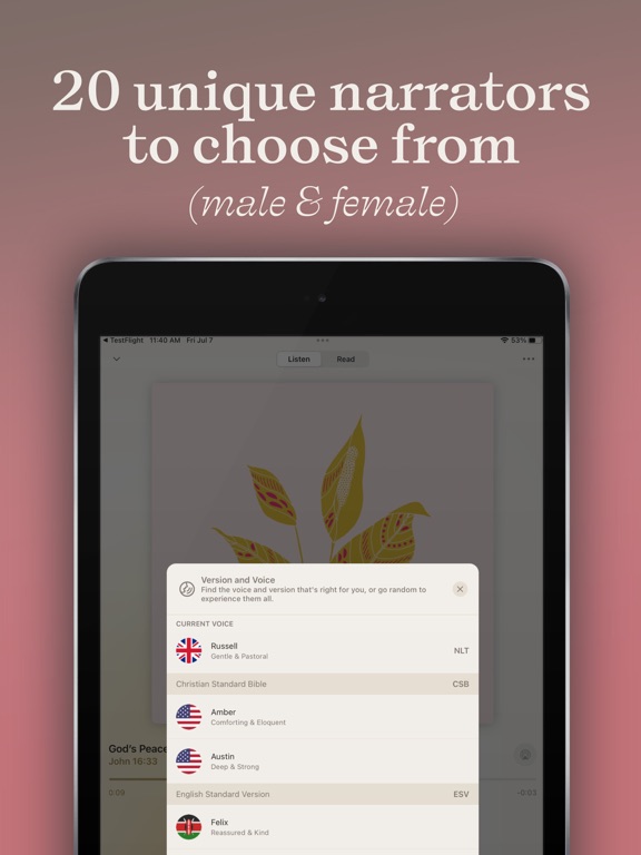 Dwell: Audio Bible screenshot 8