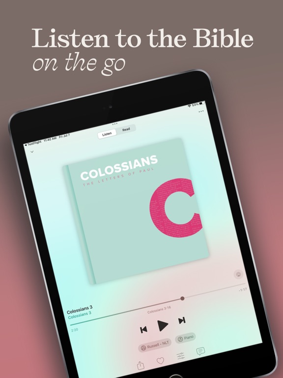 Dwell: Audio Bible screenshot 10