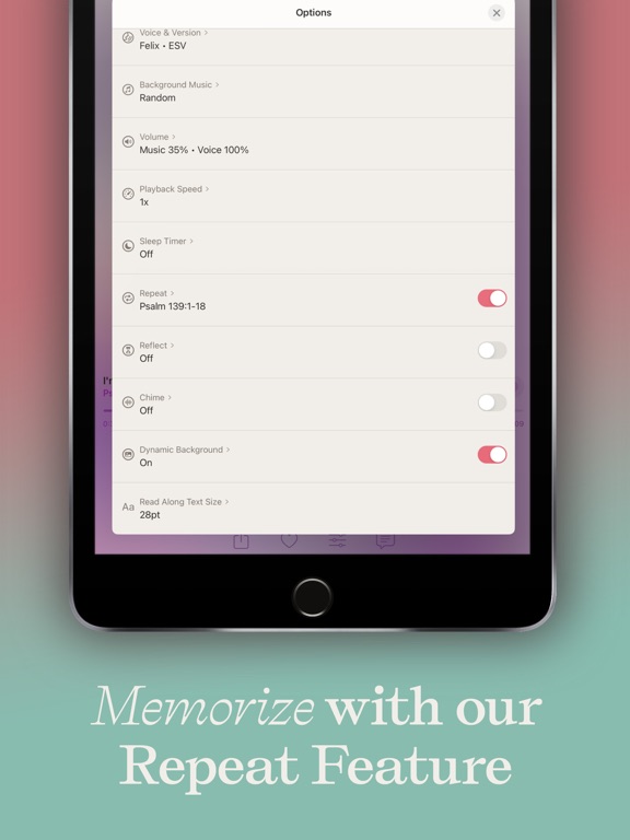 Dwell: Audio Bible screenshot 1