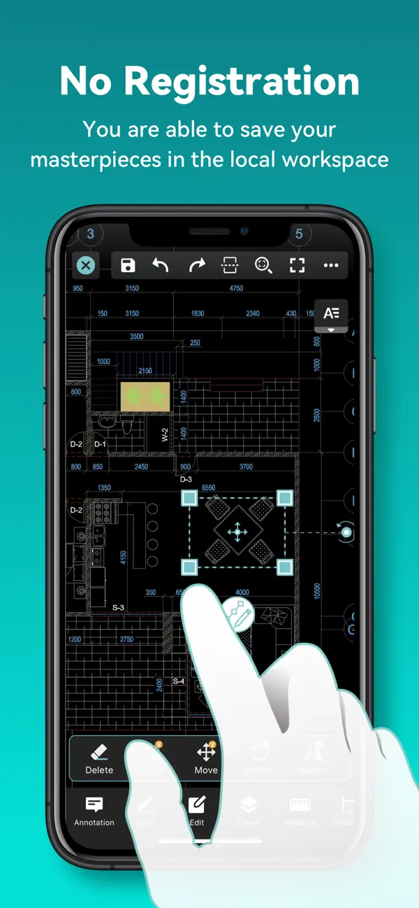 DWG FastView-CAD Viewer&Editor screenshot 1