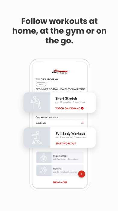 Dynamic Fitness Texas screenshot 2