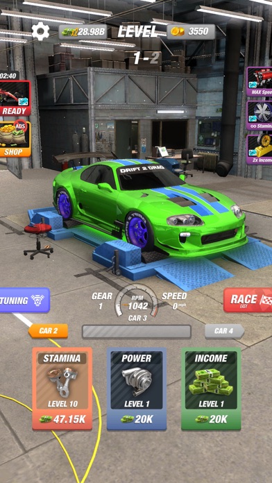 Dyno 2 Race - Car Tuning screenshot 2