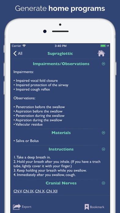 Dysphagia Therapy screenshot 2